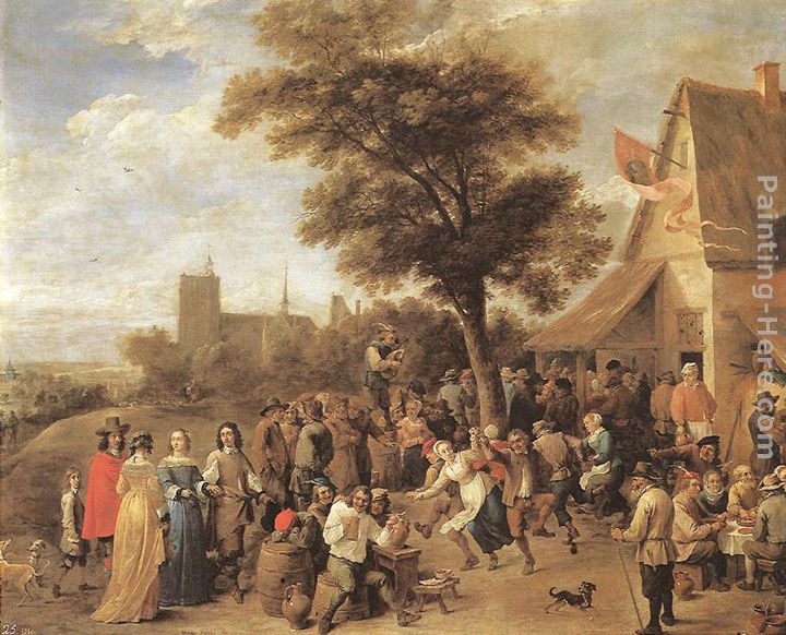 Peasants Merry-making painting - David the Younger Teniers Peasants Merry-making art painting